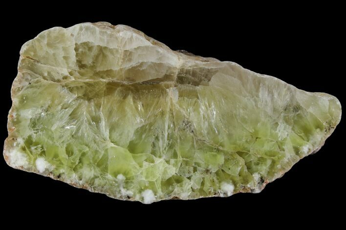 Wide Polished Prehnite Section - Australia #95218